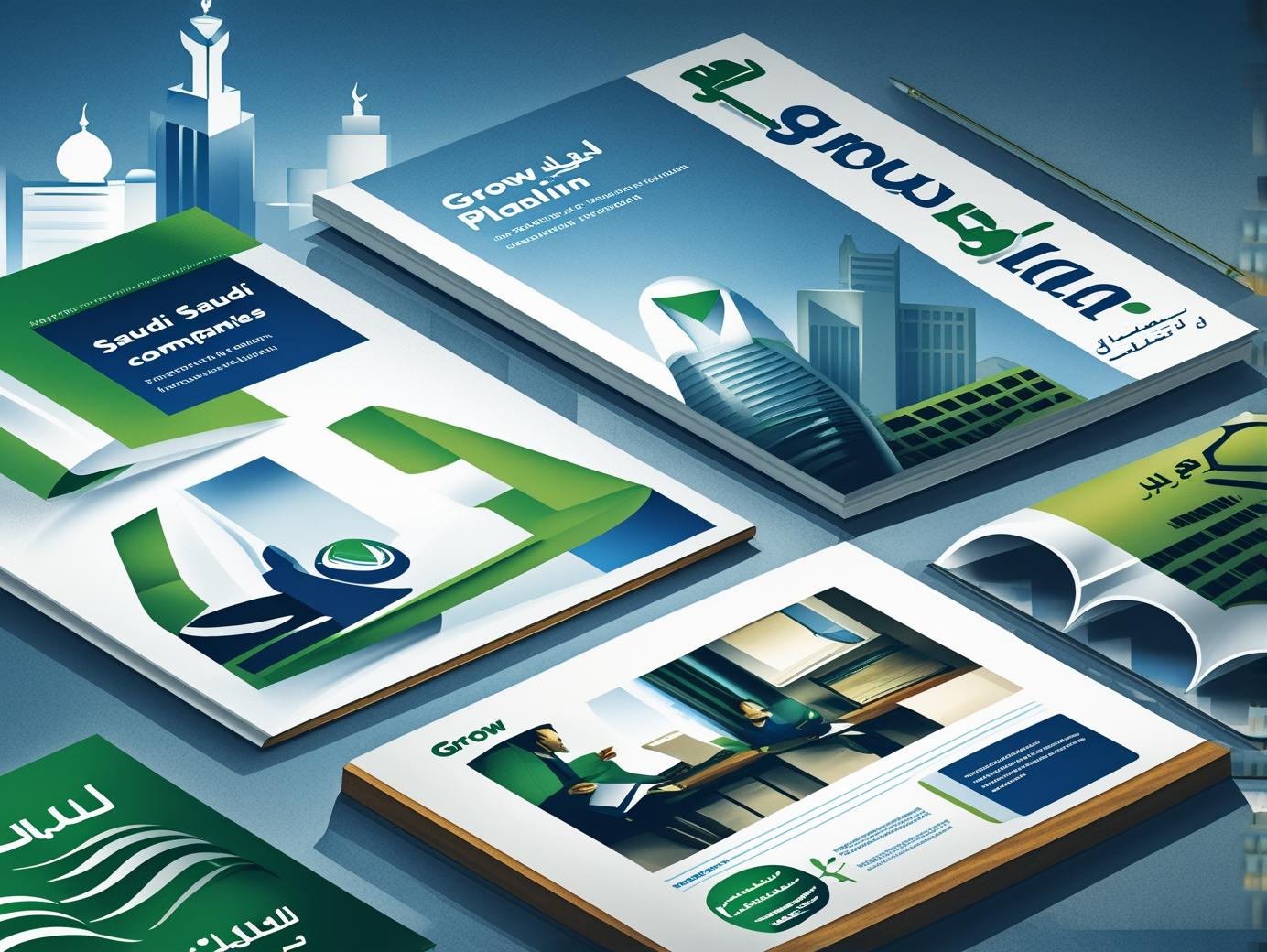 تصميم مطبوعات الشركات والمؤسسات في السعودية: خبرة جرو بلين