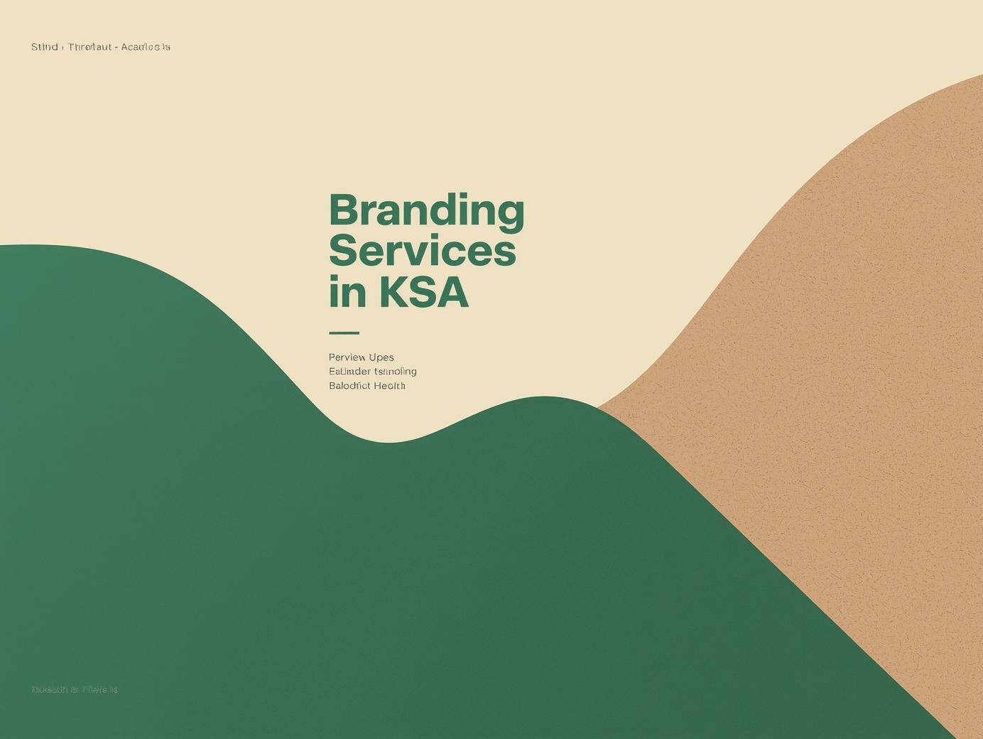 Branding Services in KSA for Exhibitions and Business Growth